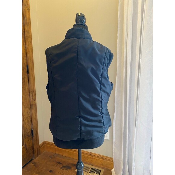 Sonoma  Vest Life & Style Puffer Size Large Multi Pocket Zipper Button Black - Picture 7 of 10